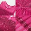 imageGRACE KARIN Girls Sequin Party Formal Dress Wedding Guest Sparkle Fancy Birthday Tulle High Low Prom Dresses 614 YearsRose Red