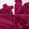 imageGRACE KARIN Sequin Dress for Women Sleeveless Sparkly Glitter Halter Dress Bodycon Mini Club Dresses 2025Rose Red