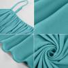 imageGRACE KARIN Womens 2025 Summer Dress Casual Sleeveless Spaghetti Strap Smocked Ruffle Beach Long Maxi Dress with PocketsBlue Green