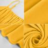 imageGRACE KARIN Womens 2025 Summer Dress Casual Sleeveless Spaghetti Strap Smocked Ruffle Beach Long Maxi Dress with PocketsYellow