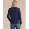 imageGRACE KARIN Womens Fall Knit Sweater Top Long Sleeve Merino Wool Blend Pullover Casual Crewneck Waffle Clothes 2025Navy Blue