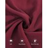 imageGRACE KARIN Womens Long Sleeve Maxi Dresses 2025 Flowy Fall Dresses Casual Crew Neck Dress Elastic Waist with PocketsCherry Red