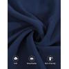 imageGRACE KARIN Womens Long Sleeve Maxi Dresses 2025 Flowy Fall Dresses Casual Crew Neck Dress Elastic Waist with PocketsNavy Blue