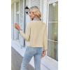imageGRACE KARIN Womens Knit Cardigan Sweaters Long Sleeve Open Front Button Down Trendy Jackets Lightweight Summer OutfitsBeige