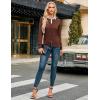 imageGRACE KARIN Womens Long Sleeve Button Down Crew Neck Classic Sweater Knit CardiganCoffee Brown
