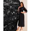 imageGRACE KARIN Mother of Bride Dresses 2025 34 Sleeve Sequin Dress Maxi Elegant Wedding Guest Dress Formal CocktailBlack