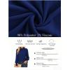 imageGRACE KARIN Women Dressy Long Sleeve Blouse2025 Fall Business Casual TopsPleated Mock Neck Shirts Fashion Work OutfitNavy Blue