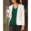 imageGRACE KARIN Women Work Peplum TopsLong Sleeve Dressy Casual BlousesV Neck Business Shirt Fall Outfits with BeltGreen