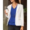 imageGRACE KARIN Women Work Peplum TopsLong Sleeve Dressy Casual BlousesV Neck Business Shirt Fall Outfits with BeltRoyal Blue