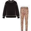 imageGRACE KARIN Girls Sweatshirt Leggings Set 614Y Fall Athletic Outfit Teen Fashion Clothes SetBlack