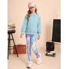 imageGRACE KARIN Girls Sweatshirt Leggings Set 614Y Fall Athletic Outfit Teen Fashion Clothes SetBlue