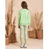 imageGRACE KARIN Girls Sweatshirt Leggings Set 614Y Fall Athletic Outfit Teen Fashion Clothes SetGreen