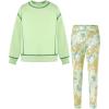 imageGRACE KARIN Girls Sweatshirt Leggings Set 614Y Fall Athletic Outfit Teen Fashion Clothes SetGreen