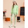 imageGRACE KARIN Girls Sweatshirt Leggings Set 614Y Fall Athletic Outfit Teen Fashion Clothes SetGreen