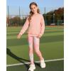 imageGRACE KARIN Girls Sweatshirt Leggings Set 614Y Fall Athletic Outfit Teen Fashion Clothes SetPink