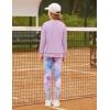 imageGRACE KARIN Girls Sweatshirt Leggings Set 614Y Fall Athletic Outfit Teen Fashion Clothes SetPurple