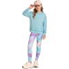 imageGRACE KARIN Girls Sweatshirt Leggings Set 614Y Fall Athletic Outfit Teen Fashion Clothes SetBlue