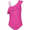 imageGRACE KARIN Girls Swimsuit with Skirt One Piece Bathing Suit Swimwear 614YHot Pink Coconut Tree
