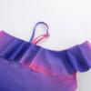 imageGRACE KARIN Girls Swimsuit with Skirt One Piece Bathing Suit Swimwear 614YRose Purple Gradient