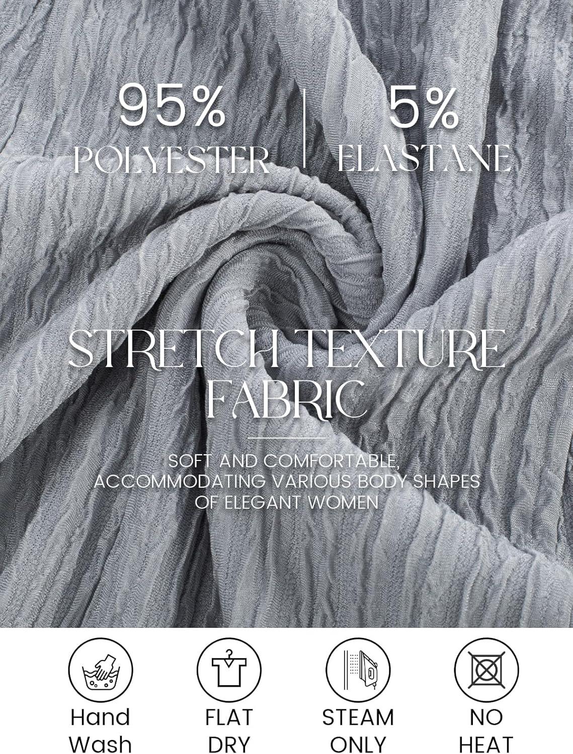 imageGRACE KARIN Grandma of The Bridal DressWeddings Cocktail Evening Dresse for Women Lace Sequins Midi Dresses with JacketsLight Gray