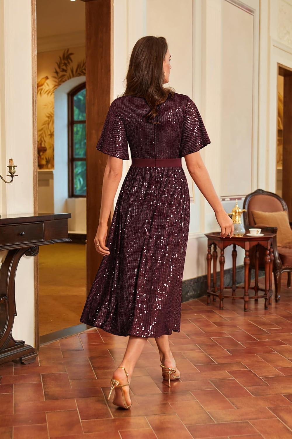 imageGRACE KARIN womens SoftWine Red