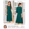 imageGRACE KARIN Grandma of The Bridal DressWeddings Cocktail Evening Dresse for Women Lace Sequins Midi Dresses with JacketsDark Green