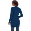 imageGRACE KARIN Women Lightweight Cardigan Sweaters with Pocket Long Sleeve ShrugsClassic Blue