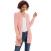 imageGRACE KARIN Women Lightweight Cardigan Sweaters with Pocket Long Sleeve ShrugsCloud Pink