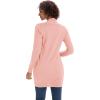 imageGRACE KARIN Women Lightweight Cardigan Sweaters with Pocket Long Sleeve ShrugsCloud Pink