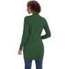 imageGRACE KARIN Women Lightweight Cardigan Sweaters with Pocket Long Sleeve ShrugsElm Green