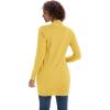 imageGRACE KARIN Women Lightweight Cardigan Sweaters with Pocket Long Sleeve ShrugsLemon Curry