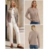imageGRACE KARIN Womens Cable Knit Cardigan Sweaters Button Down Cardigans 2025 Fall Casual Long Sleeve TopsKhaki