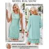 imageGRACE KARIN Womens Sequin Dress  Wedding Guest ampamp Mother of The Bride Formal Dress  Two Piece Knee LengthAqua Green