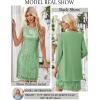 imageGRACE KARIN Womens Sequin Dress  Wedding Guest ampamp Mother of The Bride Formal Dress  Two Piece Knee LengthGrass Green