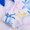imageGRACE KARIN Girls One Piece Swimsuits Long Sleeve Bathing Suits Swimwear 514YColorful Starfish