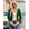 imageGRACE KARIN Womens Classic Long Sleeve Knit Cardigan Sweaters Casual Open Front Button Down Cardigans S3XLGreen Yellow