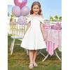 imageGRACE KARIN Girls Elegant Dress Off Shoulder ALine Casual Party Dresses for 614 YearsWhite