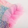 imageGRACE KARIN Girls Sequin Dress Formal Pageant Sparkle Party Ruffle Prom Maxi Dress Size 514YRainbow Multicolor