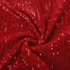 imageGRACE KARIN Girls Sequin Dress Formal Pageant Sparkle Party Ruffle Prom Maxi Dress Size 514YRed