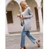imageGRACE KARIN Womens Long Cardigan Sweater Open Front Classic Knitted Lightweight Sweater Coat with PocketsLight Grey
