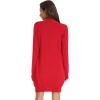 imageGRACE KARIN Womens Long Cardigan Sweater Open Front Classic Knitted Lightweight Sweater Coat with PocketsRed