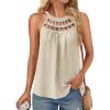 imageGRACE KARIN Women Tank Tops 2025 Summer Halter Tops Sleeveless Crochet Camisole Casual Blouses