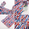 imageGRACE KARIN Girls Solid Jumpsuit Cropped Kids Flutter Sleeve Square Neck Wide Leg Rompers4th of July