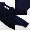 imageGRACE KARIN Girls Sweater Dress Long Sleeve Knit A Line Casual Midi Fall Winter Dresses 612 YearsNavy Blue