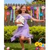 imageGRACE KARIN Girls Wedding Party Formal Dress Junior Bridemaid Dresses for Teens Tulle High Low Dress Size 714Purple