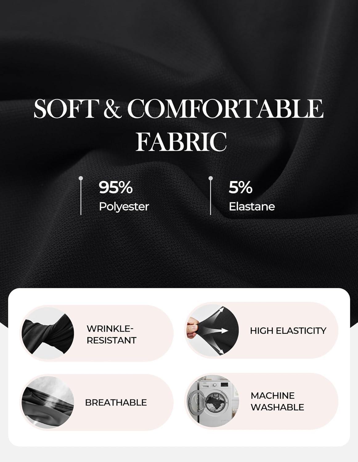 imageGRACE KARIN Work Dresses for Women 2026V Neck Business Office Bodyon DressSleeveless Pencil Semi Formal Midi DressBlack