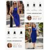 imageGRACE KARIN Work DressBodycon Cocktail Dress for WomenSleeveless Office Business Dresses Knee LengthRoyal Blue