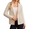 imageGRACE KARIN Blazer for Women Business Casual Long Sleeve Sweater Blazers 2025 Knit Office Work OutfitsIvory