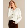 imageGRACE KARIN Button Up Cardigan Sweater for Women Knit Sweater Blazer Long Sleeve Collared Sweater