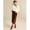 imageGRACE KARIN V Neck Sweater for Women Crochet Pullover Sweater Tops Cable Knit Sleeve Sweaters Spring Summer Fashion 2025